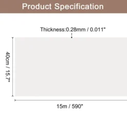 Unique Bargains Wallpaper, Peel And Stick Wallpaper Contact Paper Solid Color Vinyl Self-Adhesive Wall Paper Decorative Khaki Grey 590" X 15.7"