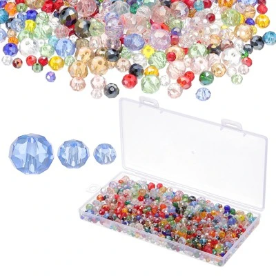 Unique Bargains Jewelry Making Craft Embellishments DIY Rondelle Beads - Image 13