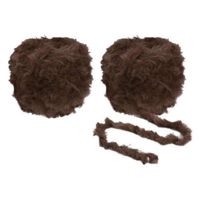 Unique Bargains Craft Kits For Blanket Scarf Hat Faux Fur Chunky Yarn 70 Yards 2 Skeins - Image 8