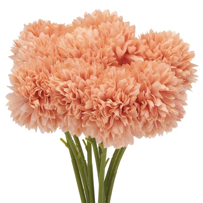 Unique Bargains Silk Chrysanthemum Faux Artificial Flower For DIY Craft Wedding Decoration 10 Pcs - Image 8