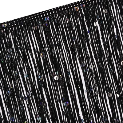 Unique Bargains DIY Sewing Craft Costume Decoration Sparkling Sequin Fringe Trim - Image 2