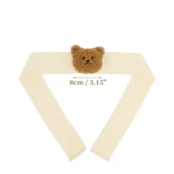 Unique Bargains Bears Curtain Ties For Drapes Brown Beige 2pcs