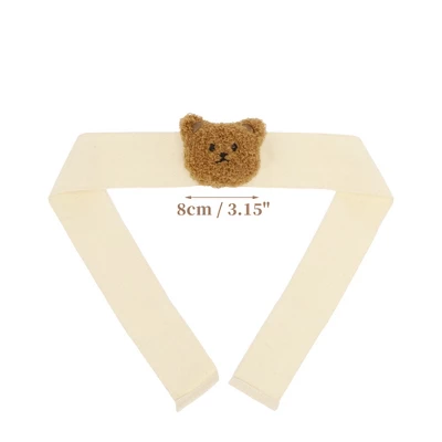 Unique Bargains Bears Curtain Ties For Drapes Brown Beige 2pcs