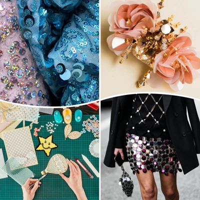 Unique Bargains Sewing Craft DIY Plastic Sequin Embellishments Dark Gold 2000 Pcs - Image 4