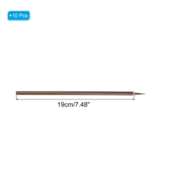 Unique Bargains Elastic Tip Moderately Soft And Hard Bristles Traditional Calligraphy Brush