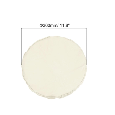 Unique Bargains Round PU Leather Bar Stool Cover For Dia 12"-14" Chair