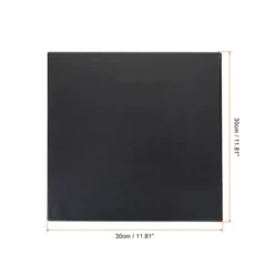 Unique Bargains Durable Painting Canvas Panels 2 Pcs Black