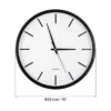 Unique Bargains Non-Ticking Decorative Quartz Round Wall Clock 10 Inch
