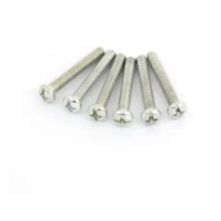 Unique Bargains Clear Sparkle Crystal Cabinet Cupboard Drawer Door Round Pull Knob Handle Silver 1.2"x1.3" 6Pcs