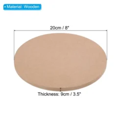 Unique Bargains Wooden Resistance To Warping And Cracking Round Pottery Wheel Bat