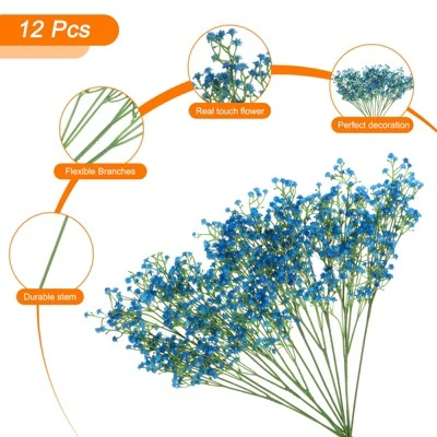 Unique Bargains Realistic Low Maintenance Durable Flexible Artificial Flowers With Stem - Image 2