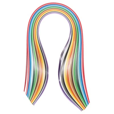Unique Bargains Smooth Surface DIY Craft Activity Kits Quilling Paper Strips 180 Pcs - Image 4