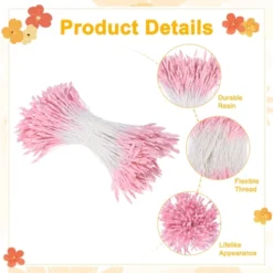 Unique Bargains Rope Resin Multipurpose Use Flower Stamens 2.36 X 0.12 Inch