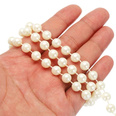 Unique Bargains Faux Decorative Jewelry Craft Pearl Beads Garland 8mm Dia - Image 3