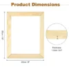Unique Bargains DIY Sturdy Wood Easy To Assemble Canvas Frame For Oil Paintings