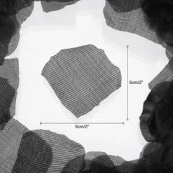 Unique Bargains Wedding Birthday Decor Artificial Silk Flower Rose Petals 2x2 Inch 1200 Pcs Black