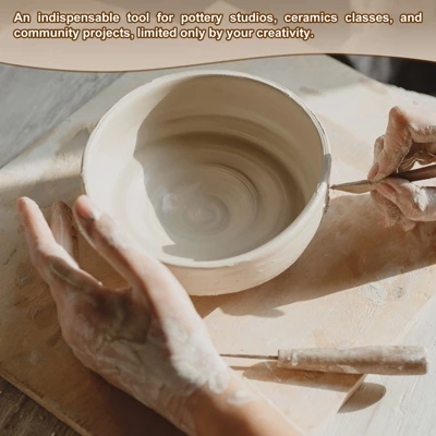 Unique Bargains Portable Built-in Handle Good Absorbent Wedging Board For Pottery 5 Pcs - Image 5