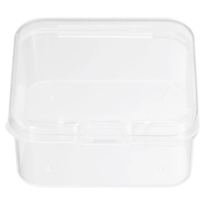 Unique Bargains Plastic Portable Beads Craft Hardware Jewelry Storage Boxes Clear 48 Pcs 1.77" X 1.73" X 0.75" - Image 5