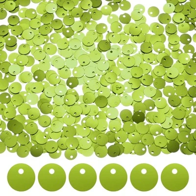 Unique Bargains Sewing Craft DIY Plastic Sequin Embellishments Dark Gold 2000 Pcs - Image 12