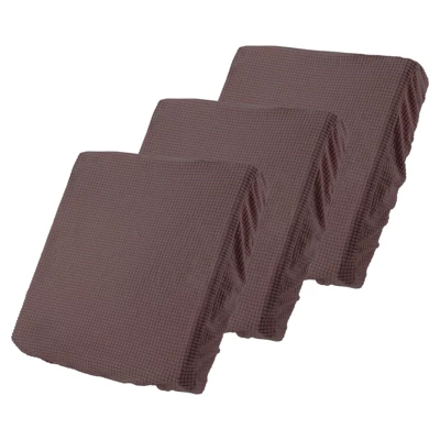 Unique Bargains Polyester Elastic Bottom Non-Slip Sofa Couch Cushion Covers 3 Pcs 20"x20" - Image 7