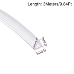 Unique Bargains PVC Window Door Insulation U Channel Protecting Trim Seal Strip