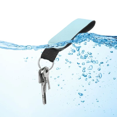 Unique Bargains Neoprene Water Sports Waterproof Floating Keychains 4 Pcs - Image 2