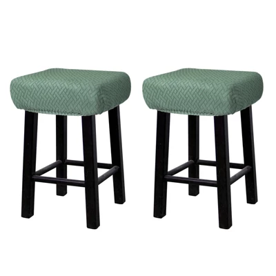 Unique Bargains Soft Thick Anti-Wrinkle Rectangle Polyester Saddle Seat Stool Covers 2 Pcs - Image 12