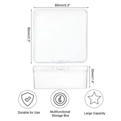 Unique Bargains Plastic Nail Bead Art Supplies Fishing Tools Craft Organizer