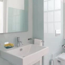 Unique Bargains Plastic Soap Dish Keep Soap Dry Soap Cleaning Storage Drill Free Soap Holder For Home Bathroom Kitchen 13x9.2cm 1 Pc