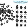 Unique Bargains Craft Embellishments DIY Jewelry Making Loose Glass Beads