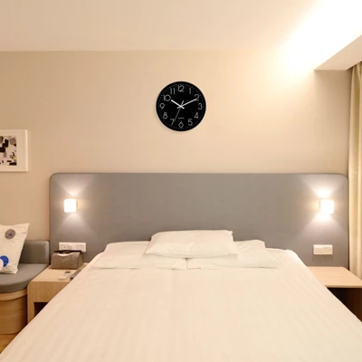 Unique Bargains Decorative Battery Operated Silent Non-Ticking Sweep Movement Wall Clock 12 Inch - Image 4