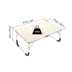 Unique Bargains Bed Sofa 24 X 16.1 X 10.6-inch Portable Foldable Laptop Table Working Desks With 1Pc Tote Bag