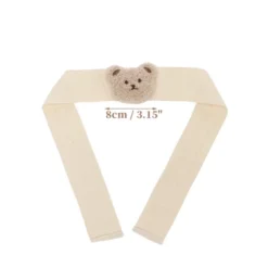 Unique Bargains Bears Curtain Ties For Drapes Khaki Beige 2pcs