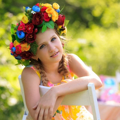 Unique Bargains Artificial Greenery Decoration Silk Artificial Flowers 40 Pcs - Image 5