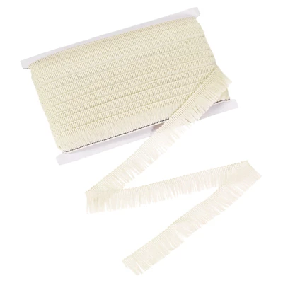 Unique Bargains Polyester Boho Durable Multipurpose Tassel Fringe Trim 27 Yards 1 Inch 1 Pc - Image 6
