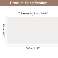 Unique Bargains Wallpaper, Peel And Stick Wallpaper Contact Paper Solid Color Vinyl Self-Adhesive Wall Paper Decorative Khaki Grey 197"x15.7"