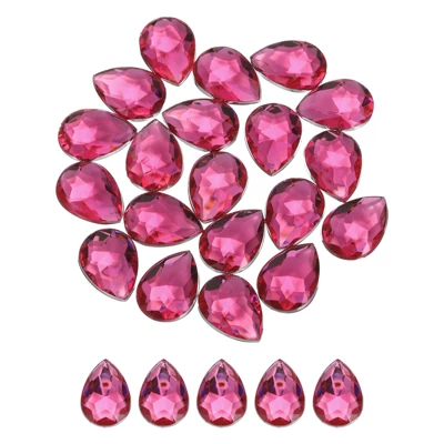 Unique Bargains Acrylic Flat Back Teardrop DIY Decor Jewelry Rhinestone 20 Pcs - Image 9