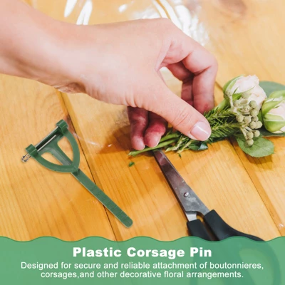 Unique Bargains Plastic Triangle Wedding Bridegroom Safety Pins - Image 3