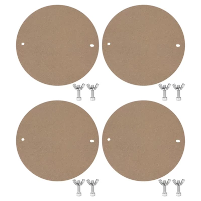 Unique Bargains Round Pre Pin Holes Apart With 304 Stainless Steel Pins Wood Pottery Wheel Bat - Image 6