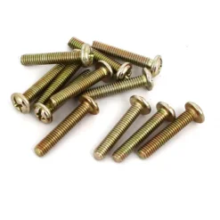 Unique Bargains Cabinet Drawer Wooden Pull Knobs Handles White 1.1"x0.9" 12pcs