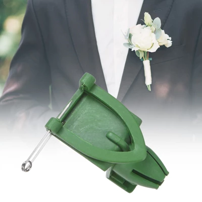 Unique Bargains Plastic Triangle Corsage Buttonhole Safety Pin Wedding - Image 5