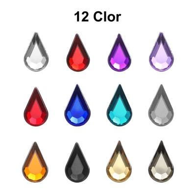 Unique Bargains Flat Back Artificial Rhinestones For Wedding DIY Crafts Party 200 Pcs - Image 4