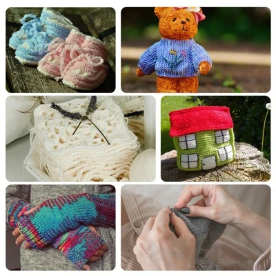 Unique Bargains Craft Kits For Blanket Scarf Hat Faux Fur Chunky Yarn 70 Yards 2 Skeins - Image 5