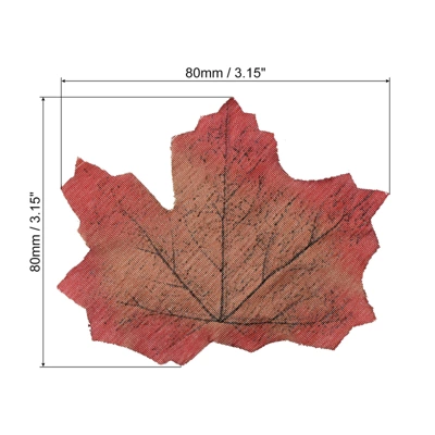 Unique Bargains Wedding Party Thanksgiving Halloween Decoration Mixed Artificial Autumn Maple Leaves