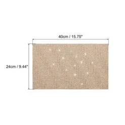 Unique Bargains Self-Adhesive DIY Car Clothing Crystal Rhinestone Sheet Sticker