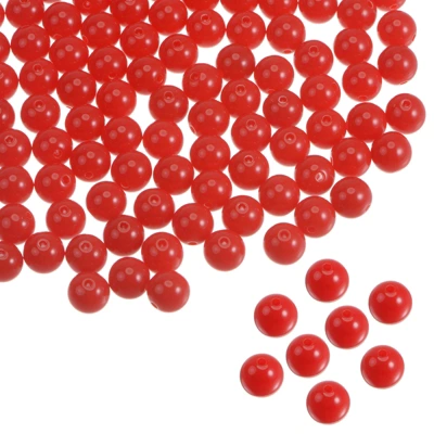 Unique Bargains Loose Craft DIY Earring Necklace Making Acrylic Round Beads 900 Pcs - Image 14