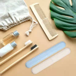 Unique Bargains Toothbrush Travel Case Traveling PP Portable Toothbrush Travel Containers For Travel Business 8.07''x1.22''x0.83''