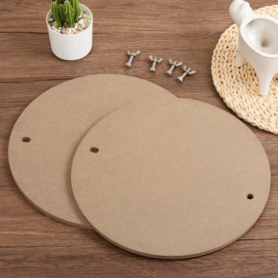 Unique Bargains Round Pre Pin Holes Apart With 304 Stainless Steel Pins Wood Pottery Wheel Bat - Image 5