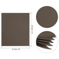 Unique Bargains DIY Handmade Project Craft EVA Foam Sheets 0.07" Thick 6 Pcs