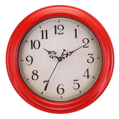 Unique Bargains Decorative Silent Non-Ticking Retro Country Wall Clock 12 Inch - Image 10